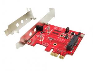 Ableconn PEX-MP117 Mini PCI-E to PCI-E Adapter Card 