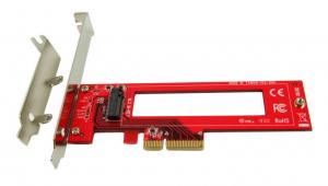 PEXM3-152 PCIe 3.0 x4 Host Adapter for NGSFF NF1 M.3 NVMe 110mm SSD - PCI Express 3.0 4-Lane Card